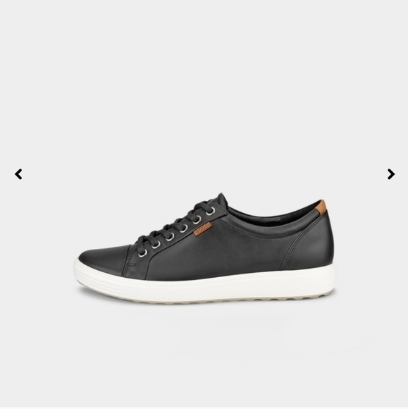 ECCO SOFT 7 SNEAKER IN BLACK, SZ 10 - Picture 1 of 16